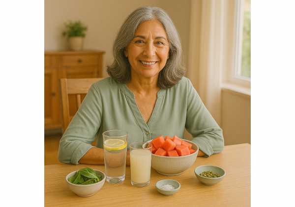 Hydration and Electrolytes for Healthy Aging: How Much and When