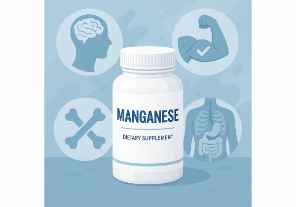 Manganese benefits and uses: daily needs, best food sources, safe supplements, and side effects