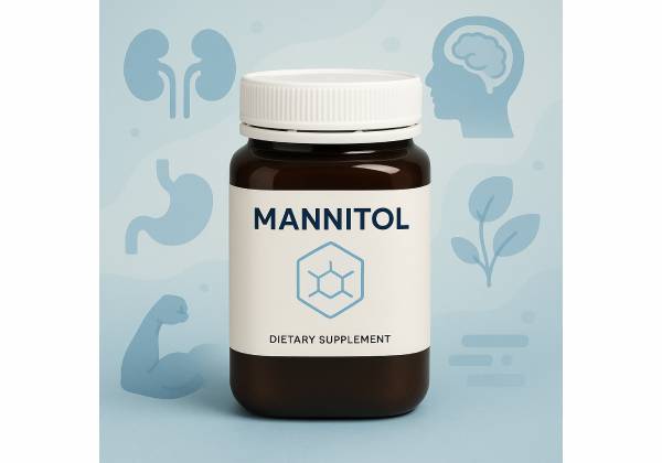 Mannitol benefits and uses for constipation and low glycemic sweetening: dosage, safety, and research explained