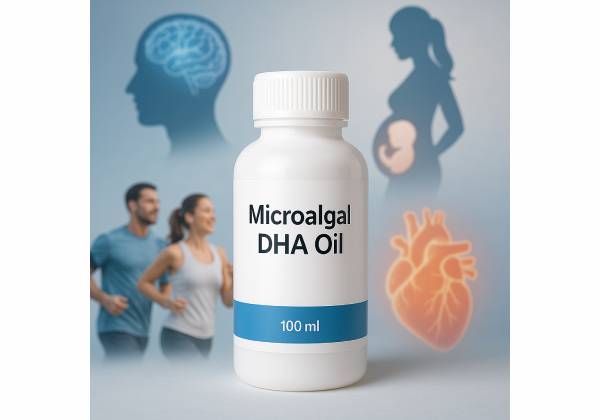 Microalgal DHA oil benefits for brain and heart health, vegan omega-3 sources, dosage, and safety explained