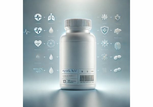 Myristic Acid foods and sources, cholesterol effects, daily intake guidance, and side effects