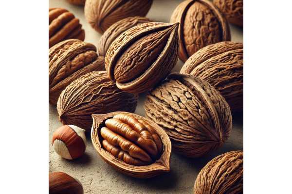 Hickory nuts nutrition per 100 g, calories, protein, fats, minerals and vitamins with serving tips