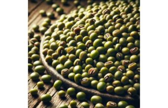 Mung beans nutrition facts per 100 g and cooked serving with tables, daily values, and meal ideas