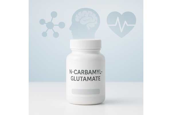 N-carbamylglutamate benefits, dosage, and side effects for hyperammonemia and urea cycle support