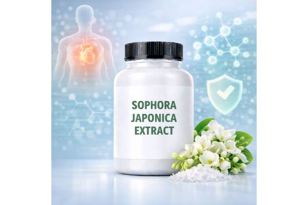 Sophora japonica extract rutin rich antioxidant for capillaries and veins dosage and safety