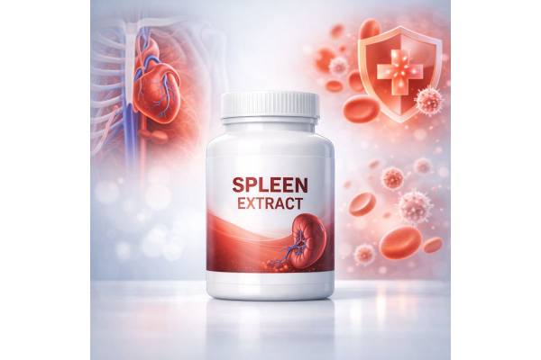 Spleen extract supplement benefits for immunity, energy and recovery with safe dosage