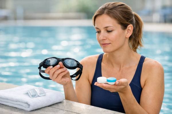 Can You Swim with Contact Lenses? Infection Risk and Safer Options