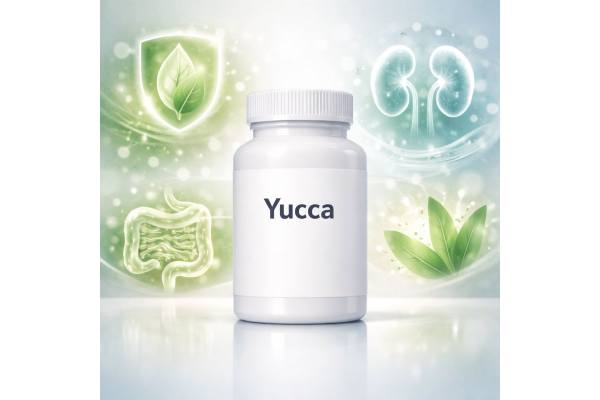 Yucca root extract, antioxidants, cholesterol support, and safety overview