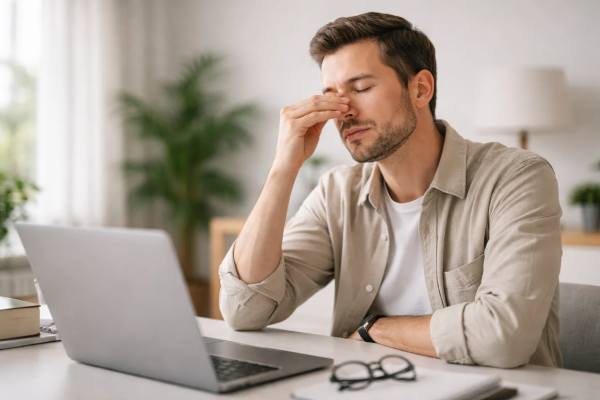 Digital Eye Strain: Why Screens Make You Tired and the 20-20-20 Fix