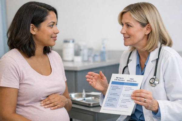 Maternal RSV Vaccine During Pregnancy: Timing, Safety, and How It Compares to Infant Antibody Shots