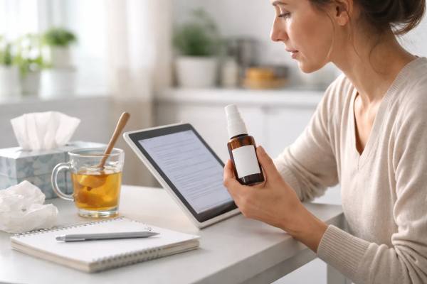 Propolis for Sore Throat: Throat Sprays, Evidence, and Allergy Risks