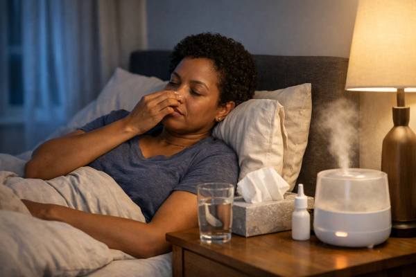 Stuffy Nose at Night: Why It Gets Worse Lying Down and How to Sleep