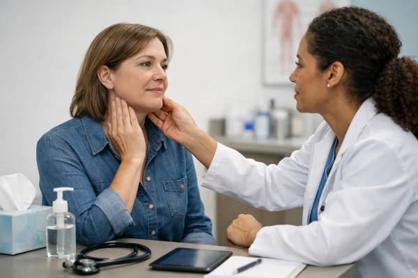 Swollen Lymph Nodes in the Neck: Cold vs Strep vs Something Else?