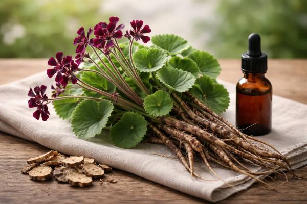 African Geranium for Cough Relief, Bronchitis Support, and Safe Dosing