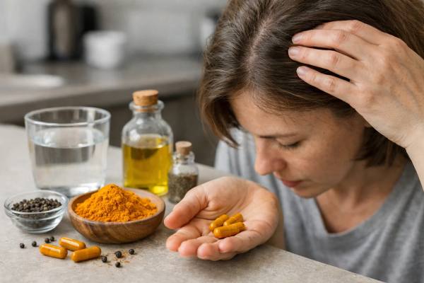Curcumin for Scalp Inflammation: Benefits, Absorption Tips, and Interactions Curcumin for scalp inflammation explained: benefits, best absorption strategies, topical use, and key drug interactions to know before starting.