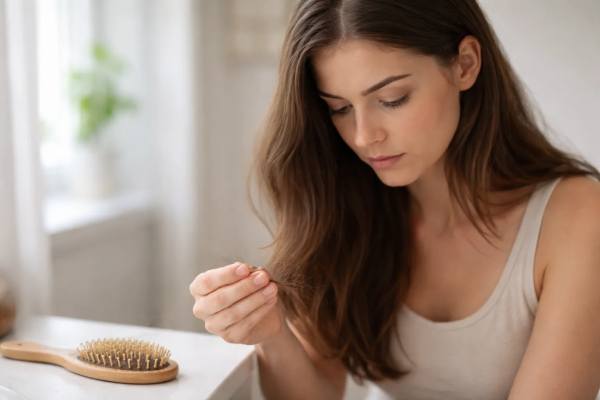 Hair loss after stopping birth control? Learn the telogen effluvium timeline, how to spot pattern thinning, key labs to check, and what supports regrowth.