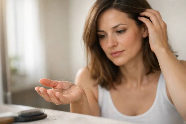 Hair loss after weight loss? Learn why telogen effluvium happens, the typical timeline, and how protein, iron, and pacing can help prevent shedding.