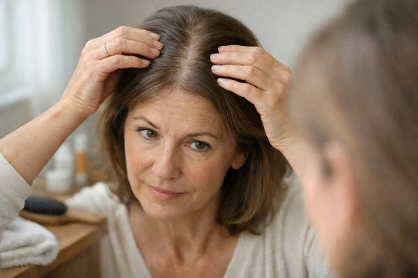 Hair loss during menopause? Learn how hormonal shifts affect thinning patterns, what tests to consider, and evidence-based solutions for regrowth.
