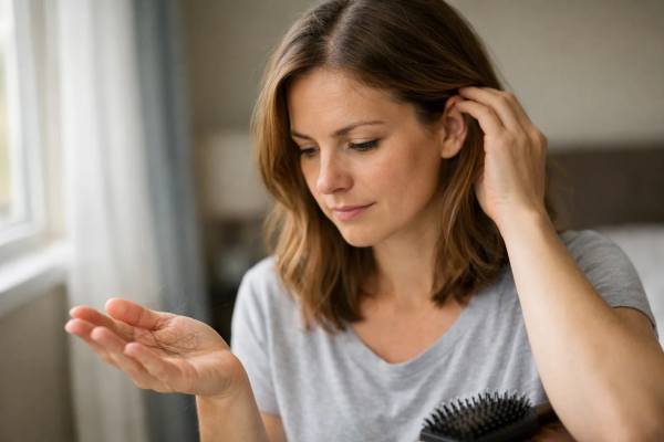 Hair loss and low estrogen? Learn how perimenopause and postpartum shifts affect shedding, what labs to check, and which treatments support regrowth.