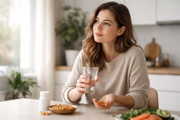 Learn whether omega-3 may help PMDD mood symptoms, how much EPA and DHA to take, how long to try it, and which medication interactions matter most before you add fish oil or algae omega-3 to your treatment plan.