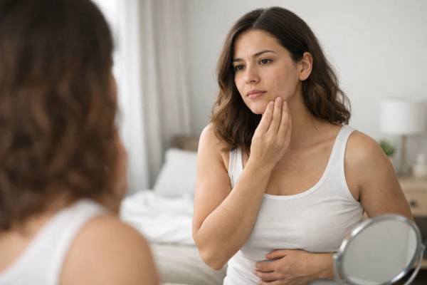 Learn the most common PCOS symptoms, including irregular periods, acne, excess hair growth, and weight gain, plus what can mimic PCOS and when to get tested.