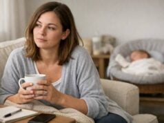 Postpartum thyroiditis can cause early hyperthyroid symptoms, later hypothyroid symptoms, or both. Learn the usual timeline, key symptoms, diagnosis, treatment options, and when follow-up matters.