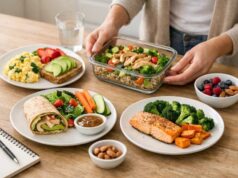 Follow this 7-day 1,400-calorie meal plan for weight loss with easy breakfasts, lunches, dinners, snacks, smart swaps, and prep tips for a balanced deficit.