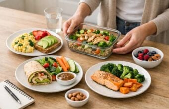 Follow this 7-day 1,400-calorie meal plan for weight loss with easy breakfasts, lunches, dinners, snacks, smart swaps, and prep tips for a balanced deficit.