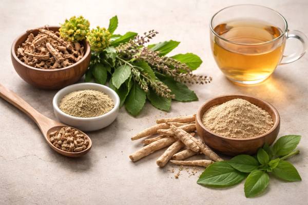 Adaptogens for Stress Rhodiola vs Holy Basil vs Ashwagandha and What to Know Compare rhodiola, holy basil, and ashwagandha for stress, fatigue, sleep, and recovery, including benefits, limits, safety concerns, and how to choose.