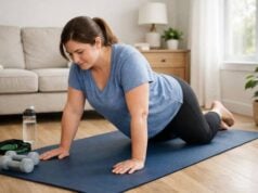 Start a beginner home workout plan for weight loss with this simple 4-week routine, easy exercises, progression tips, and practical advice on walking, recovery, and fat loss support.