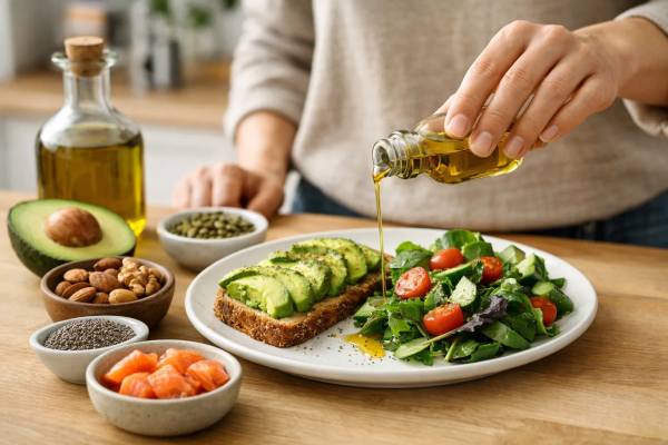 Best Healthy Fats for Weight Loss: How to Stay Satisfied Without Too Many Calories Learn the best healthy fats for weight loss, how much to eat, which fat sources are most satisfying, and how to use olive oil, nuts, avocado, and fish without adding too many calories.