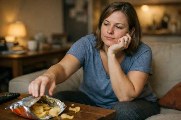 Learn how to stop automatic overeating by spotting triggers, changing food cues, building better meal structure, and using simple habit strategies that actually last.