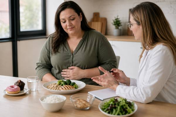 Dumping syndrome after bariatric surgery can cause nausea, diarrhea, dizziness, shakiness, and post-meal crashes. Learn the symptoms, foods to avoid, and the fixes that usually help.