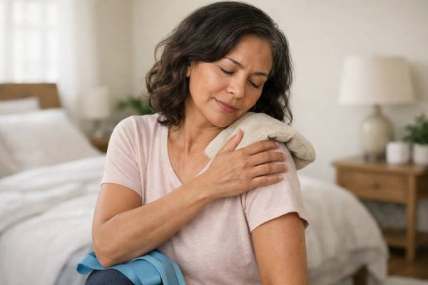Frozen shoulder in menopause may be linked to estrogen loss, but hormones are only part of the picture. Learn the symptoms, stages, risk factors, and evidence-based treatments that can reduce pain and restore motion.