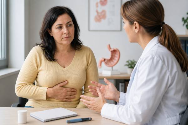 Learn how gastroparesis may affect GLP-1 weight loss treatment, which symptoms deserve caution, and what to discuss with a clinician before starting semaglutide or related medications.