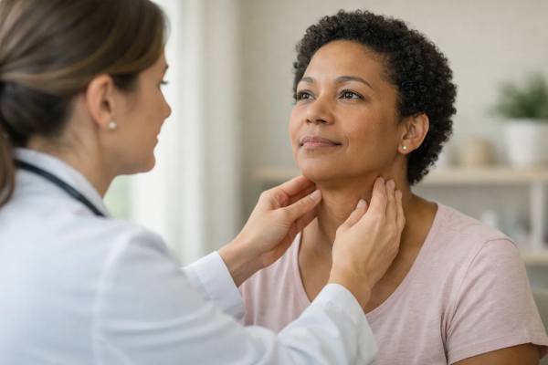 Learn what a goiter is, why the thyroid enlarges, which symptoms matter, how doctors diagnose the cause, and the treatment options that may help.