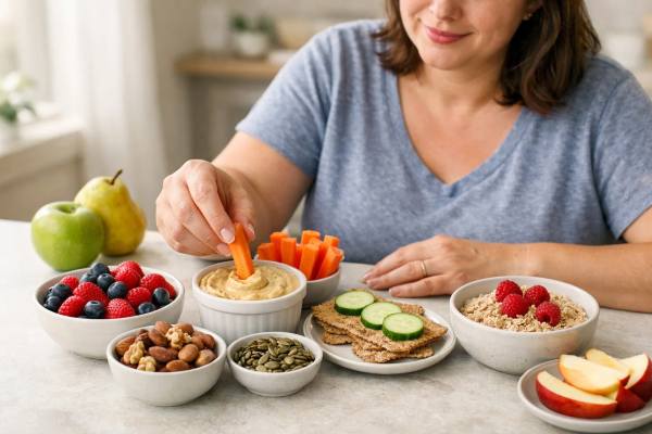High-Fiber Snacks for Weight Loss: Filling Snack Ideas That Help Curb Hunger Find the best high-fiber snacks for weight loss, including filling snack ideas, smart fiber targets, easy store-bought options, and combinations that help curb hunger between meals.