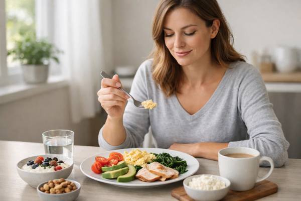 High-protein breakfast for hormones can support steadier blood sugar, fewer cravings, and better morning energy. Learn how protein affects insulin, satiety, and focus, how much to aim for, and who benefits most from a more balanced breakfast.