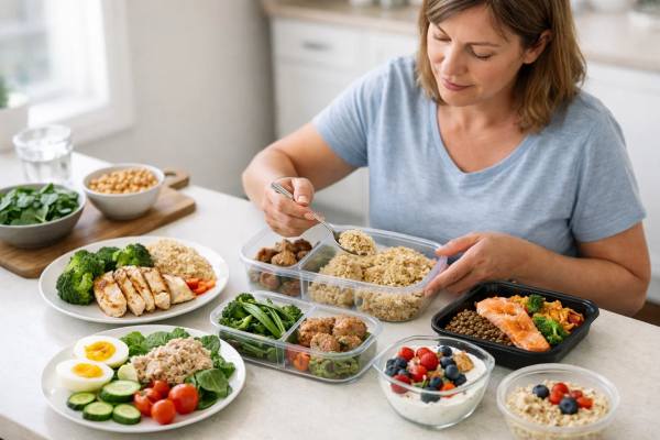 High-Protein, High-Fiber Meal Plan for Weight Loss: A Simple Formula That Works Learn how to build a high-protein, high-fiber meal plan for weight loss with practical targets, meal formulas, food lists, and a realistic sample day that helps curb hunger and support fat loss.