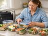 Learn how to build high-protein lunch meal prep for weight loss with easy packable ideas, smart protein choices, simple prep systems, and filling meals that fit a calorie deficit.