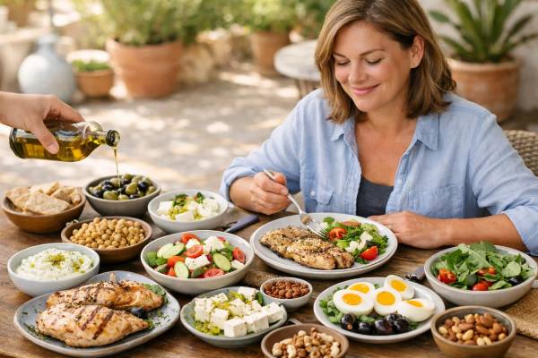 High-Protein Mediterranean Diet for Weight Loss: Best Foods, Macros and Meal Ideas Learn how to use a high-protein Mediterranean diet for weight loss with the best foods, simple macro targets, meal-building tips, and satisfying meal ideas that support fat loss.