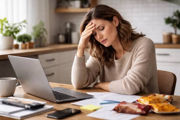 Learn how stress disrupts hormones by changing cortisol, appetite, sleep, and blood sugar, plus the everyday patterns that make symptoms worse and the habits that actually help.