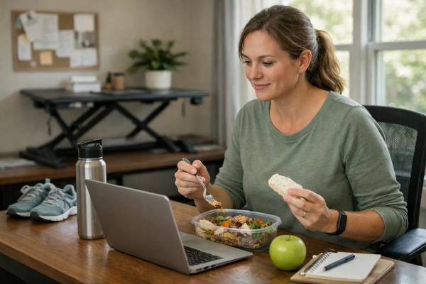 Learn how to maintain weight loss with a desk job using practical strategies for movement, meals, exercise, weigh-ins, and early course correction before small regain turns into a setback.