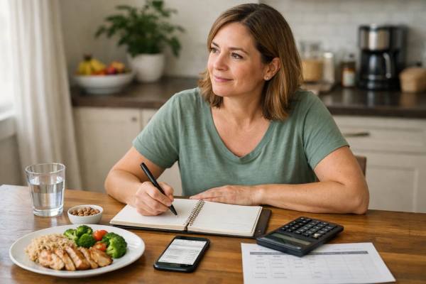 Learn how to set a realistic maintenance calorie range after weight loss, test it with your weight trend, adjust for activity and appetite, and stay steady without obsessing over one exact number.