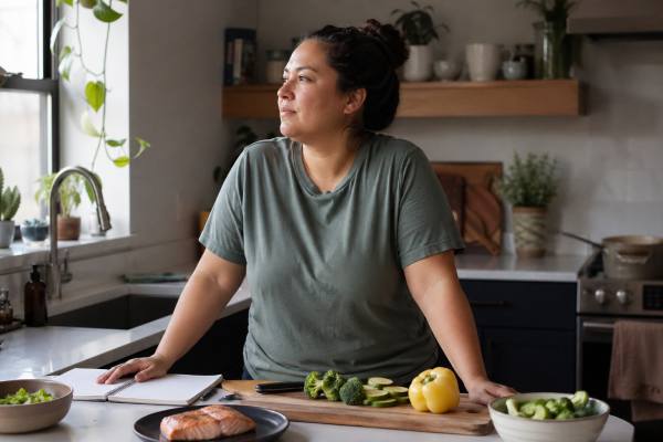 Learn how to start losing weight when you feel overwhelmed by simplifying your goals, meals, movement, and tracking so the process feels manageable and sustainable.