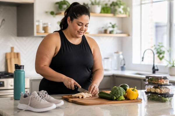 Learn how to start losing weight and keep it off with a realistic calorie deficit, filling meals, better habits, smart exercise, and long-term strategies that support lasting results.
