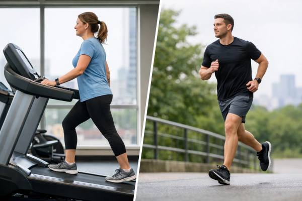 Incline walking vs running for fat loss: compare calorie burn, joint impact, recovery, and sustainability to choose the best cardio option for your weight-loss goals.