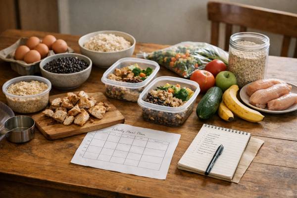 Learn how to meal plan on a budget for weight loss with cheap filling foods, a simple weekly system, smart grocery strategies, and easy meal ideas that help you eat healthy for less.