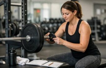 Learn how to use progressive overload while losing weight, preserve muscle, and keep building strength in a calorie deficit with smarter training, recovery, and nutrition.