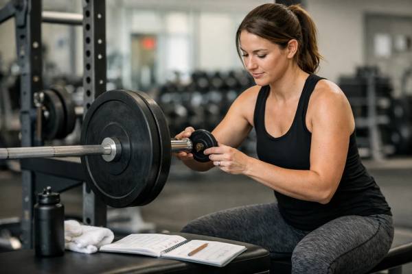 Learn how to use progressive overload while losing weight, preserve muscle, and keep building strength in a calorie deficit with smarter training, recovery, and nutrition.